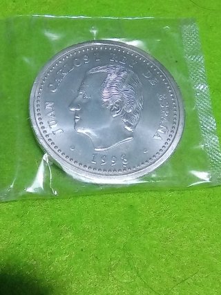 Moneda Plata 2000 PTAS. Conmemorativa Felipe II