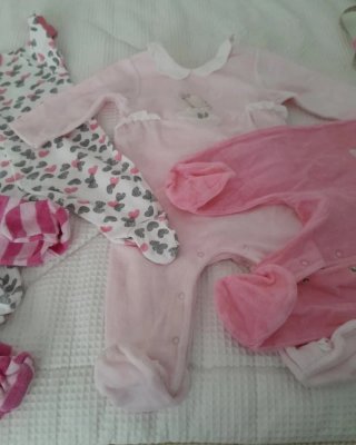 Lote 4 pijamas bebé 62