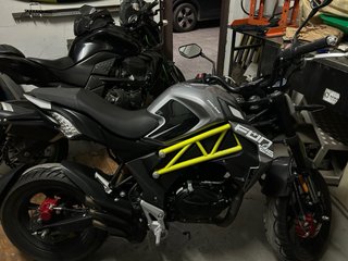 Moto Macbor 125 Naked Negra/Plata