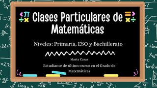 Clases Particulares de Matemáticas