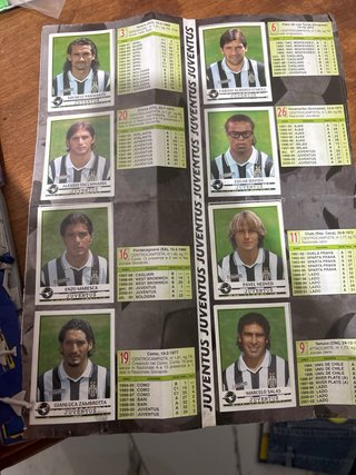 Set figurine Juventus Del Piero, Zambrotta, ecc.