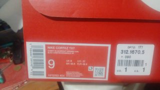 Zapatillas Nike Cortez Azul Naranja Talla 42.5