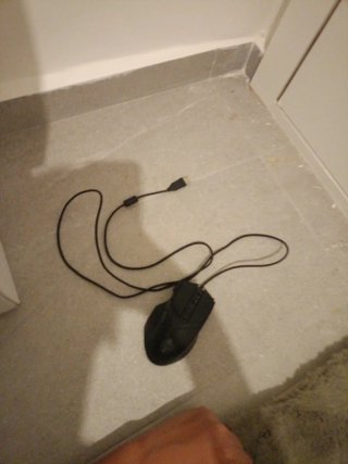 Ratón Gamer Negro con Luces LED