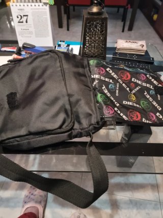 Borsa Diesel Nero da Uomo