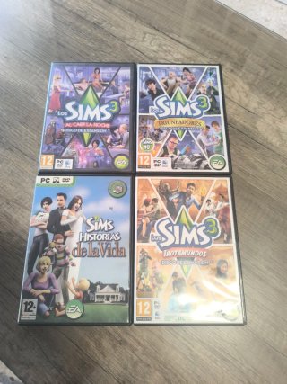 Lote 5 Juegos PC Los Sims 3 Expansión