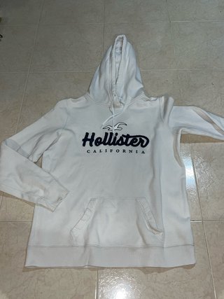 Sudadera Hollister Blanca