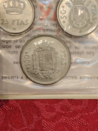 Pruebas Numismáticas Pesetas 1976 FNMT