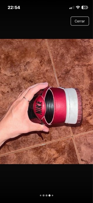 Nike Dunk Rojo y Negro