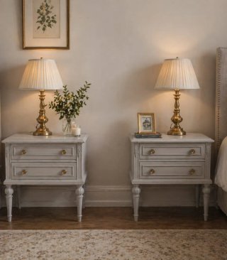 Conjunto dormitorio estilo francés