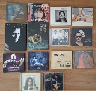Lote CDs y DVDs música
