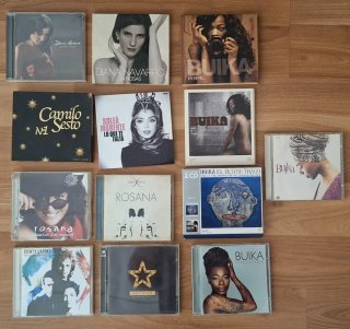 Lote CDs y DVDs música