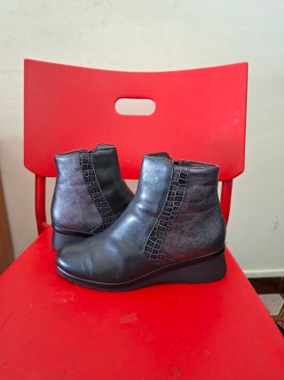 Botines Pitillos Negros Mujer