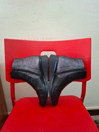 Botines Pitillos Negros Mujer