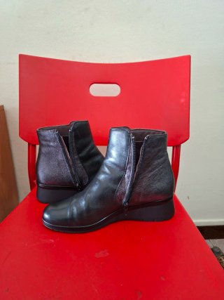 Botines Pitillos Negros Mujer