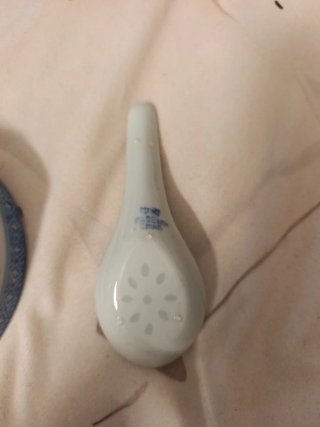 Set ciotola e cucchiaio porcellana
