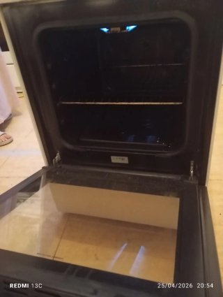 Cocina de gas butano blanca