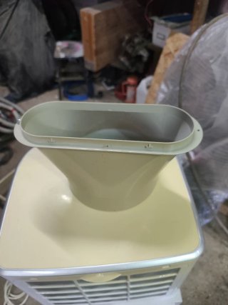 Aire Acondicionado Portátil Gris y Blanco