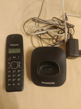 Teléfono Inalámbrico Panasonic Negro