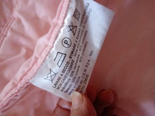 Piumino rosa trapuntato 1 piazza e mezza