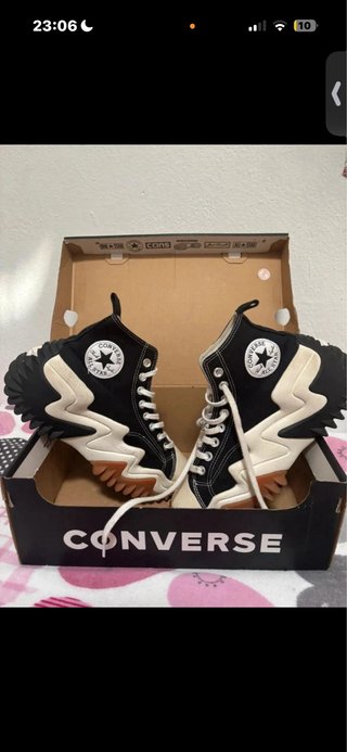 Zapatos Converse Negro/Blanco