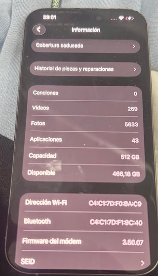 IPHONE 15 PRO 96%