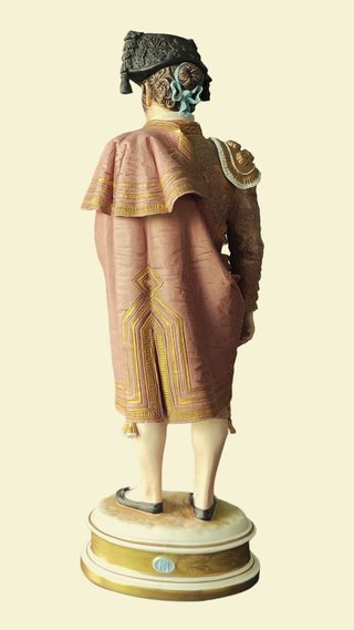Porcelana Biscuit Algora - Torero S.XIX