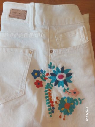 Pantalón corto CORTEFIEL bordado Talla S