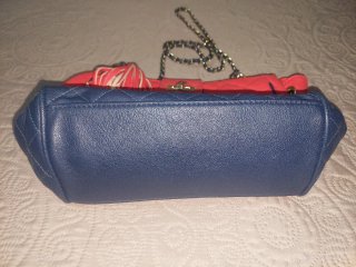 Bolso Hombro Coral/Azul Marino