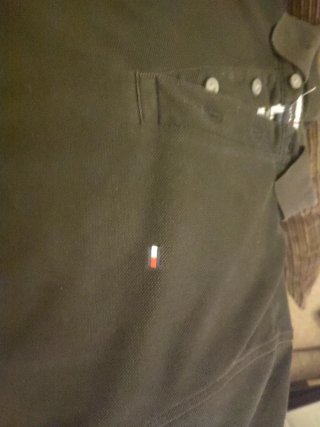 Polo Tommy Hilfiger Negro Talla M
