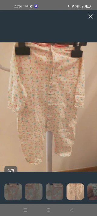 Pijama bebé 3-6 meses patchwork rosa