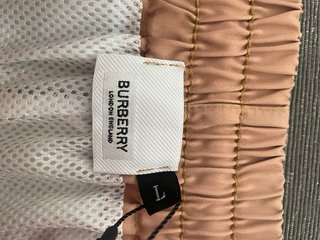 Pantaloncini Burberry Check Beige Uomo