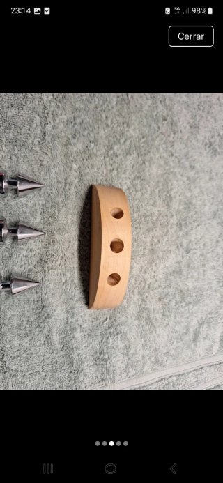 Set di 3 tappi metallici per bottiglie