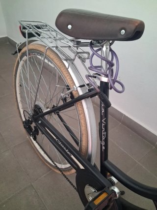 Bicicleta Paseo Cinzia Mia Vintage Negra