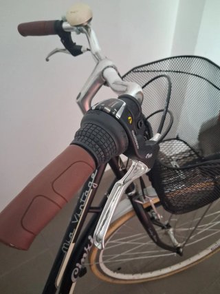 Bicicleta Paseo Cinzia Mia Vintage Negra