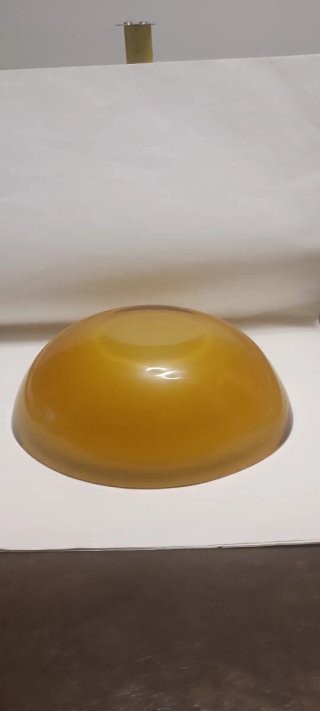 Ciotola Murano Geode Lilla/Oro