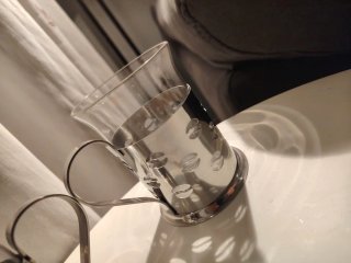 Set 2 Vasos con Soporte Metálico