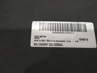 TAPA MOTOR AUDI A4 BERLINA (8K2) CAGA 03L103925F