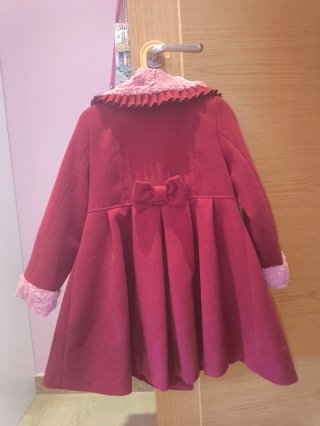 Abrigo paño niña 8 años