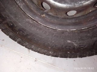 Rueda de repuesto autocaravana
