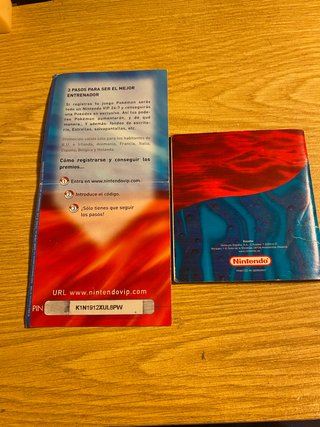 Puntos vip pokemon rubi y manual pokemon gameboy
