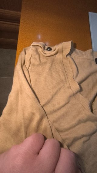 Jersey fino mujer beige
