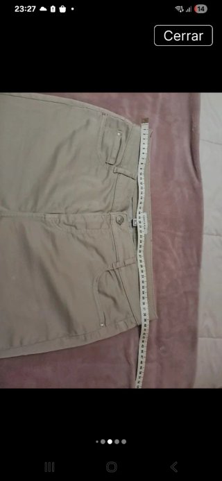 Pantalón Cortefiel Talla L / 40 Beige