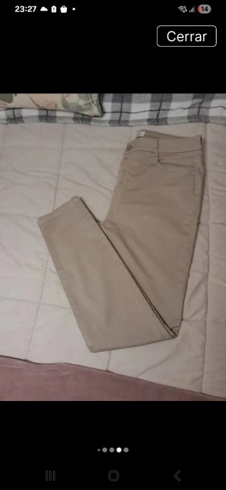 Pantalón Cortefiel Talla L / 40 Beige