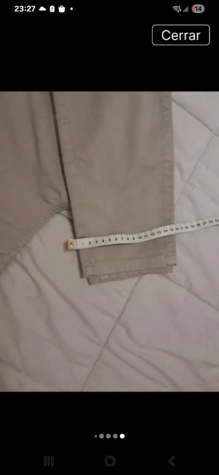 Pantalón Cortefiel Talla L / 40 Beige