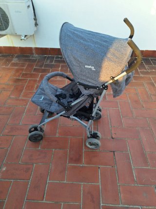 Silla de paseo gris