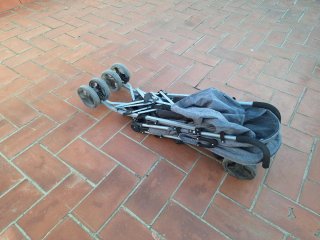 Silla de paseo gris