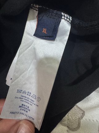 T-shirt Louis Vuitton Nera Taglia XL