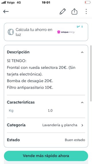 Lavadora Balay TS940 - Recambios