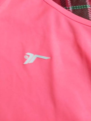 Camiseta deportiva H Padel rosa