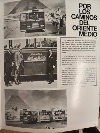 Tres revistas 1966 de Barreiros visita de Franco.